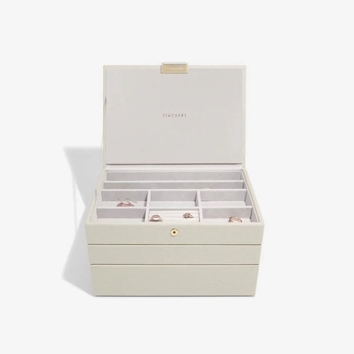 Stackers Classic Jewellery Box Set 3 Oatmeal - LX2001 - Homewares, Outdoor, Phone Accessories, Cases, Speakers, Headphones + More -