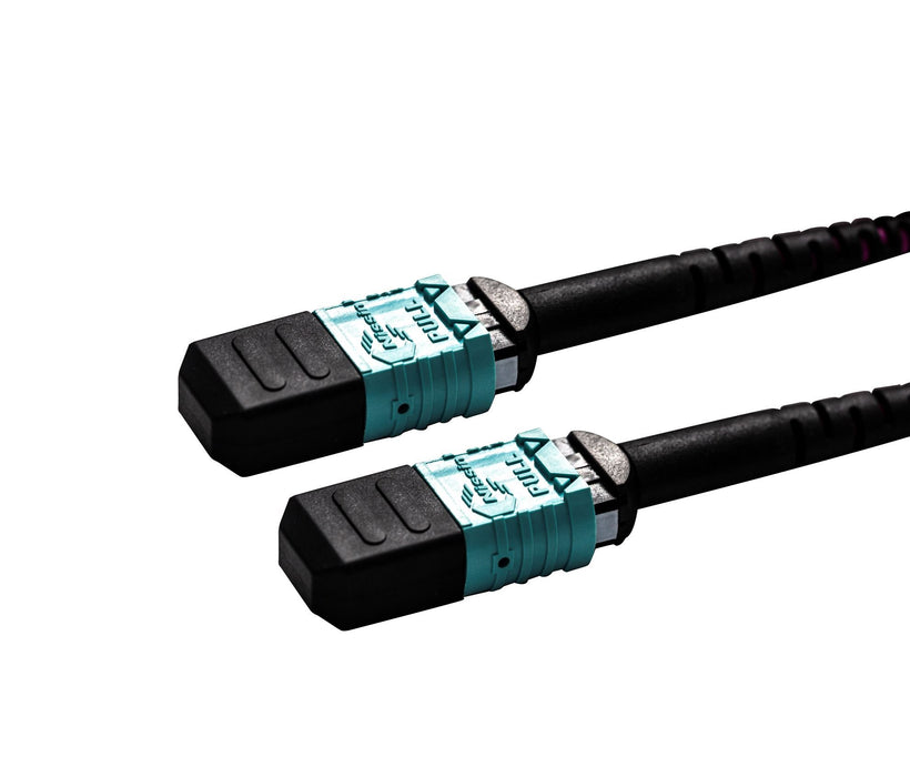 15M OM4 MPO ELITE Trunk Multimode Fibre Cable. POLARITY A Straight Through Cable