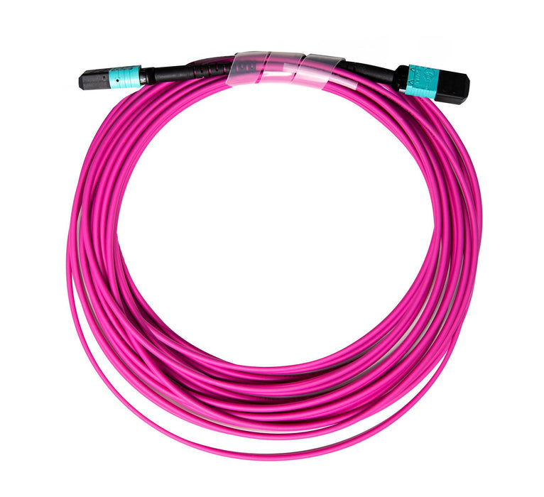 40M OM4 MPO ELITE Trunk Multimode Fibre Cable. POLARITY A Straight Through Cable
