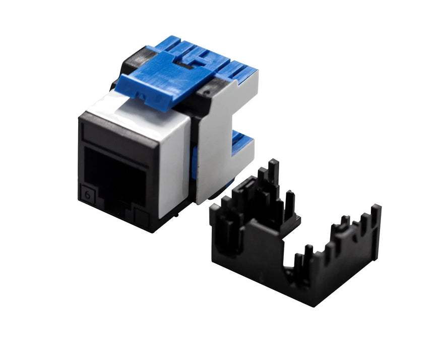 DYNAMIX Cat6 180 Unshielded Keystone Jack, Dual IDC. Colour Black - LX2001 - Homewares, Outdoor, Phone Accessories, Cases, Speakers, Headphones + More -