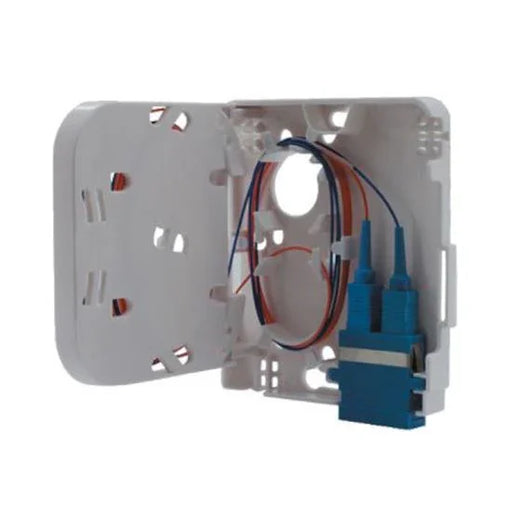 DYNAMIX FTTH Compact Wall Outlet 1 Port SC Duplex / LC Quad, Up to 4 fibres, Unl - LX2001 - Homewares, Outdoor, Phone Accessories, Cases, Speakers, Headphones + More -