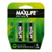 MAXLIFE C Alkaline Battery 2 Pack Long Lasting Alkaline Formula. Designed For Ev - LX2001 - Homewares, Outdoor, Phone Accessories, Cases, Speakers, Headphones + More -