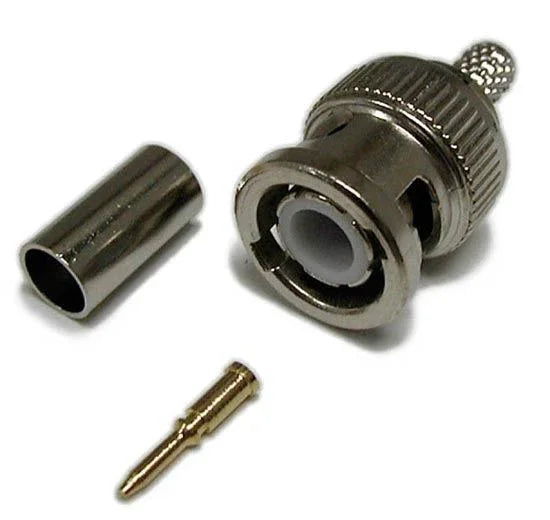 DYNAMIX 3 pcs RG58, 50ohm, BNC Connector Crimp Type - LX2001 - Homewares, Outdoor, Phone Accessories, Cases, Speakers, Headphones + More -
