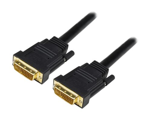 DYNAMIX 10m DVI-I Male to DVI-I Male Dual Link (24+5) Cable. Supports Digital