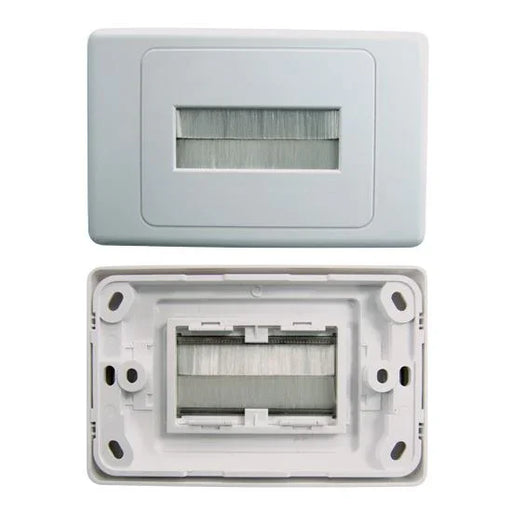 DYNAMIX AV Brush Plate. Ideal for Streamlining your Home Theater Network Office - LX2001 - Homewares, Outdoor, Phone Accessories, Cases, Speakers, Headphones + More -