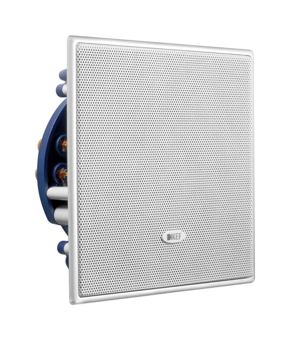 KEF Ultra Thin Bezel 6.5'' Square In-Wall/Ceiling Speaker 160mm Uni-Q Driver wit