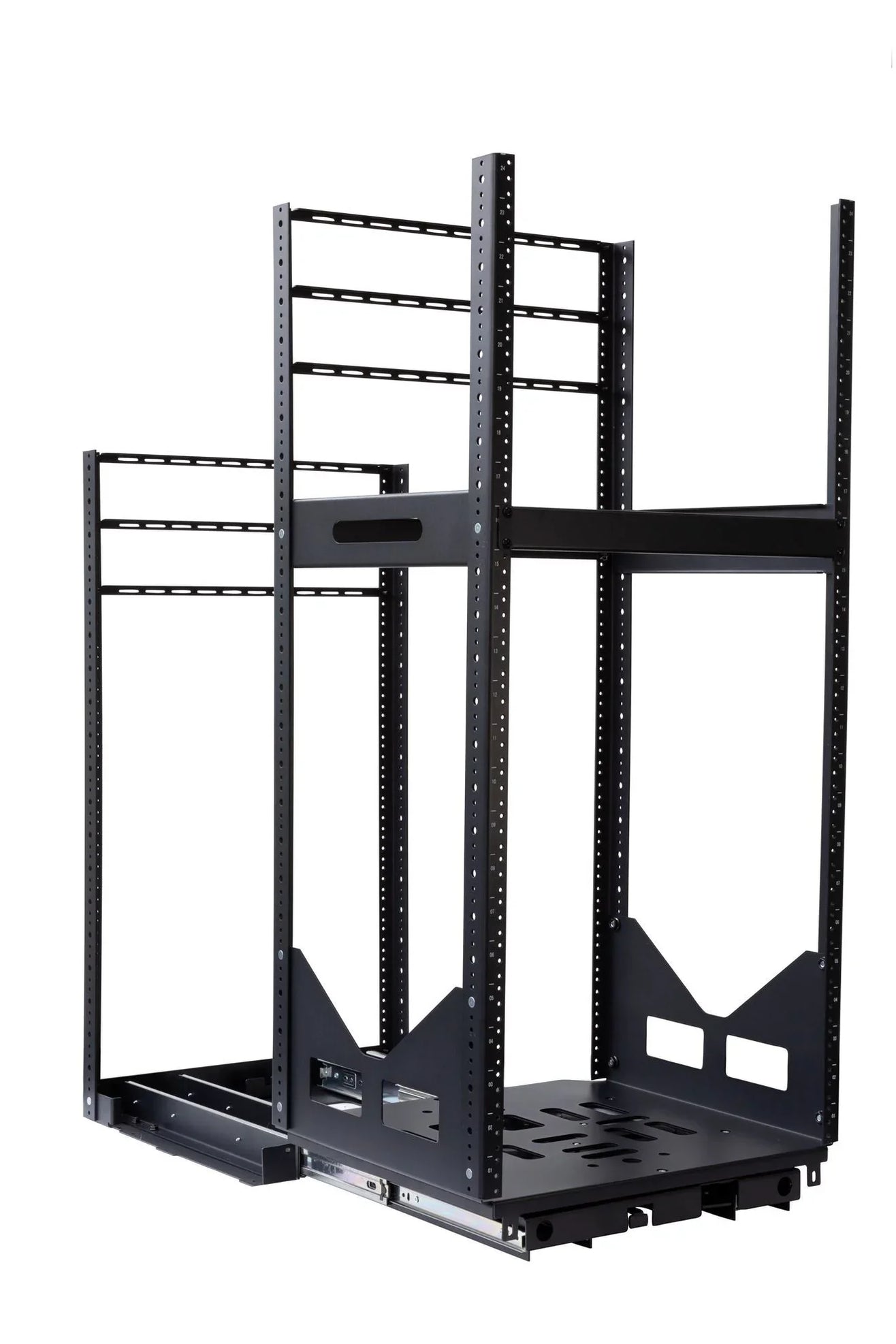 DYNAMIX 19'' 18U Rotary Rack. Rotation Angles of 45 & 90 Allow Easy Fi ...