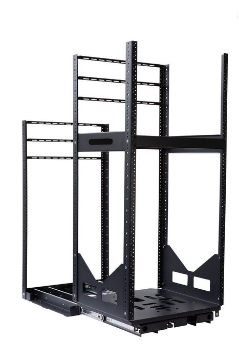 DYNAMIX 19'' 18U Rotary Rack. Rotation Angles of  45 & 90 Allow Easy Fitting