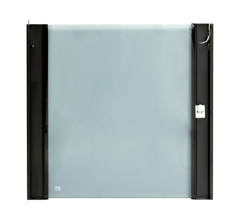 DYNAMIX 12RU Glass Front Door for RSFDS / RWM / RDME / RSFDL Series Cabinets.