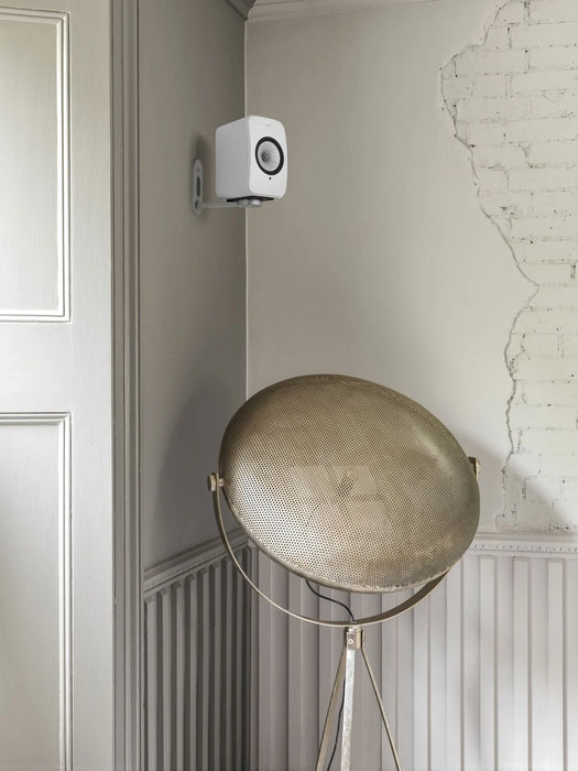 KEF LSX Wall Bracket Silver Aluminium Construction 40 Degree Downward Tilt, 90 D - LX2001 - Homewares, Outdoor, Phone Accessories, Cases, Speakers, Headphones + More -