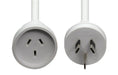 DYNAMIX 3M 240v 10A Standard Duty Power Extension Lead (3 Core 1.0mm) White - LX2001 - Homewares, Outdoor, Phone Accessories, Cases, Speakers, Headphones + More -