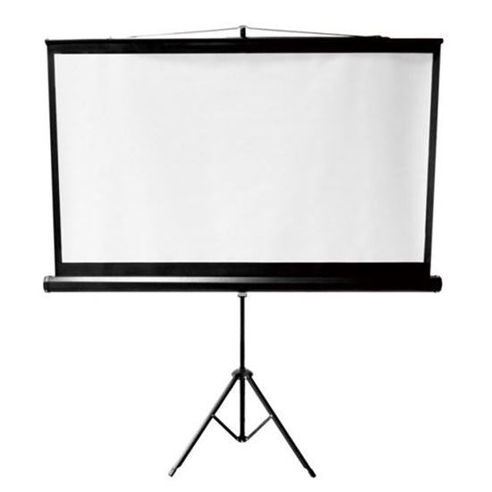 BRATECK 112'' Projector Screen, with Tripod. 1:1 Aspect ratio. 2m x 2m (WxH).