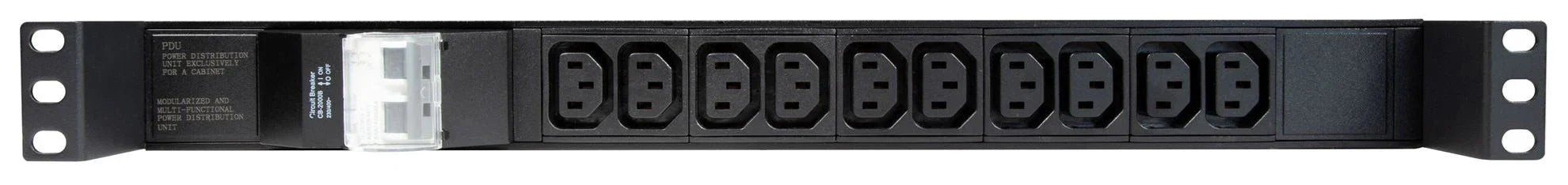 DYNAMIX 10 Outlet Horizontal Power Rail (10A IEC C13) with 6KA C-Curve Circuit B - LX2001 - Homewares, Outdoor, Phone Accessories, Cases, Speakers, Headphones + More -