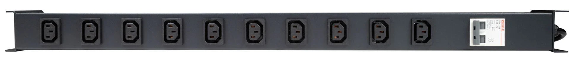 DYNAMIX 10 Outlet Vertical Power Rail (10A IEC C13) with 6KA C-Curve Circuit Bre - LX2001 - Homewares, Outdoor, Phone Accessories, Cases, Speakers, Headphones + More -