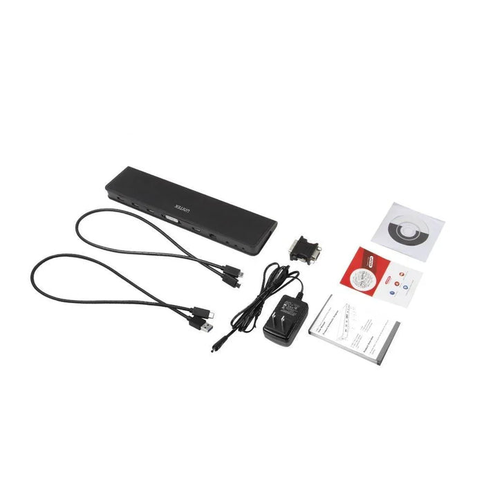 UNITEK 8-in-1 Universal Laptop Docking Station with Triple & Dual DIsplay Suppor - LX2001 - Homewares, Outdoor, Phone Accessories, Cases, Speakers, Headphones + More -