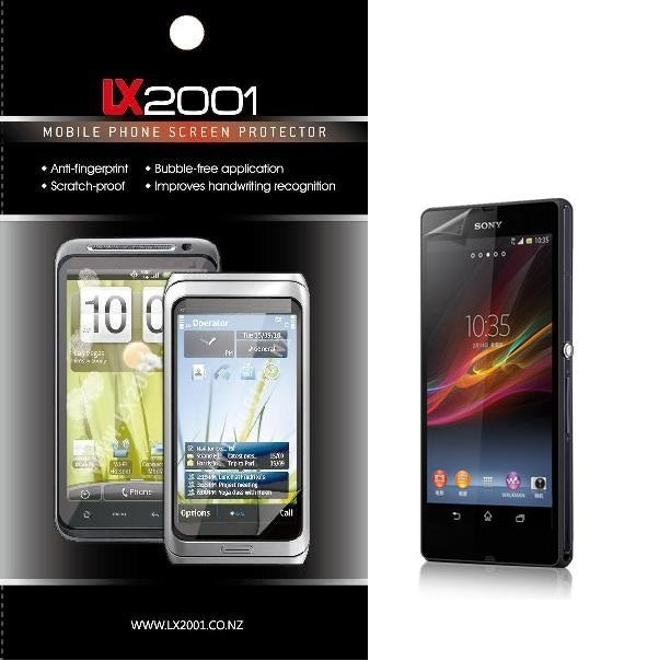 Sony Xperia Z Leather Case + Screen Protector
