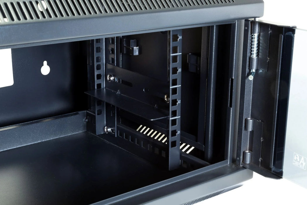 DYNAMIX 4RU Universal Swing Wall Mount Cabinet. Removable Back mount supplied wi - LX2001 - Homewares, Outdoor, Phone Accessories, Cases, Speakers, Headphones + More -