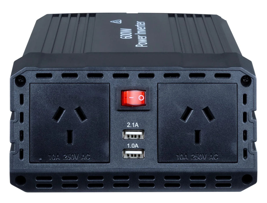 DYNAMIX 600W Power Inverter Input: 13.5V DC, Output: 230V AC. Two USB power port - LX2001 - Homewares, Outdoor, Phone Accessories, Cases, Speakers, Headphones + More -