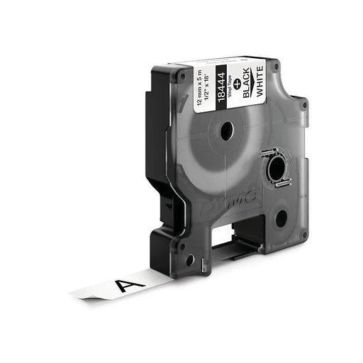 DYMO Genuine Rhino Industrial Vinyl Labels.12mm x 5.5m. Black on White. Compatib - LX2001 - Homewares, Outdoor, Phone Accessories, Cases, Speakers, Headphones + More -