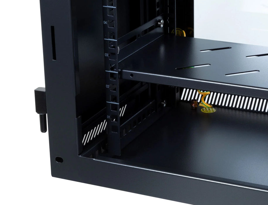 DYNAMIX 9RU Universal Swing Wall Mount Cabinet. Removable Back mount supplied wi - LX2001 - Homewares, Outdoor, Phone Accessories, Cases, Speakers, Headphones + More -