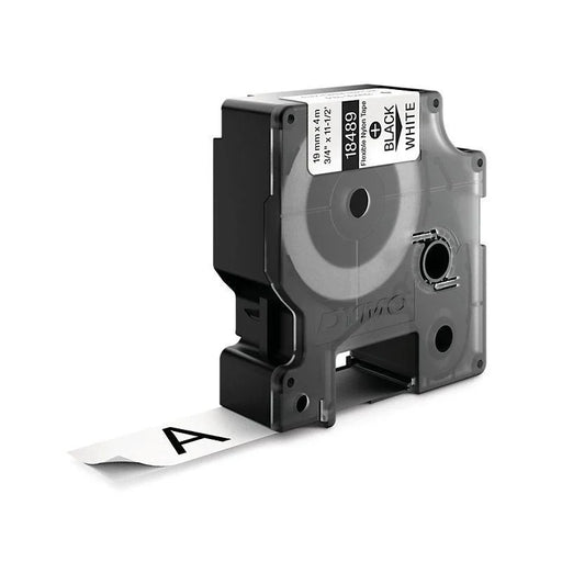 DYMO Genuine Rhino Industrial Labels-Flexible Nylon 19mm Black on White. Industr - LX2001 - Homewares, Outdoor, Phone Accessories, Cases, Speakers, Headphones + More -