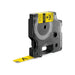 DYMO Genuine Rhino Industrial Labels-Flexible Nylon 12mm Black on Yellow. Indust - LX2001 - Homewares, Outdoor, Phone Accessories, Cases, Speakers, Headphones + More -