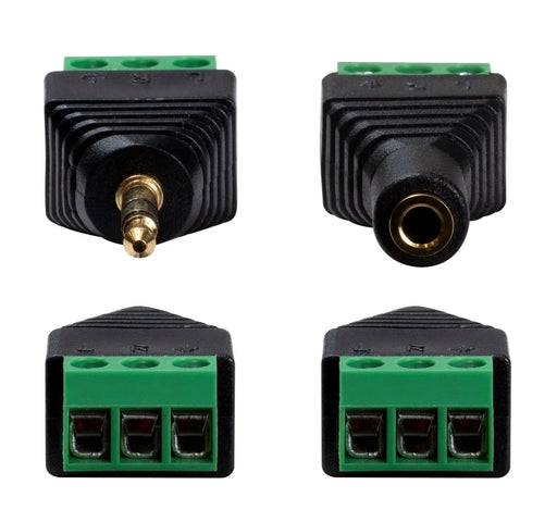 DYNAMIX 3.5mm Stereo to Wired Adapter, PAIR (Male and Female). - LX2001 - Homewares, Outdoor, Phone Accessories, Cases, Speakers, Headphones + More -