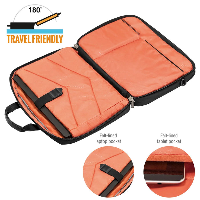 EVERKI Flight Laptop Briefcase 16'' , Checkpoint friendly design, Felt-lined iPa - LX2001 - Homewares, Outdoor, Phone Accessories, Cases, Speakers, Headphones + More -