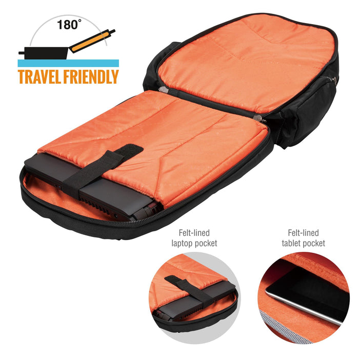 EVERKI Flight Laptop Backpack 16'' Checkpoint friendly design 5-Point balance st