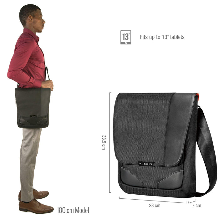 EVERKI Venue XL RFID Mini Messenger fits iPad Pro 12'', Surface Pro, MacBook. - LX2001 - Homewares, Outdoor, Phone Accessories, Cases, Speakers, Headphones + More -