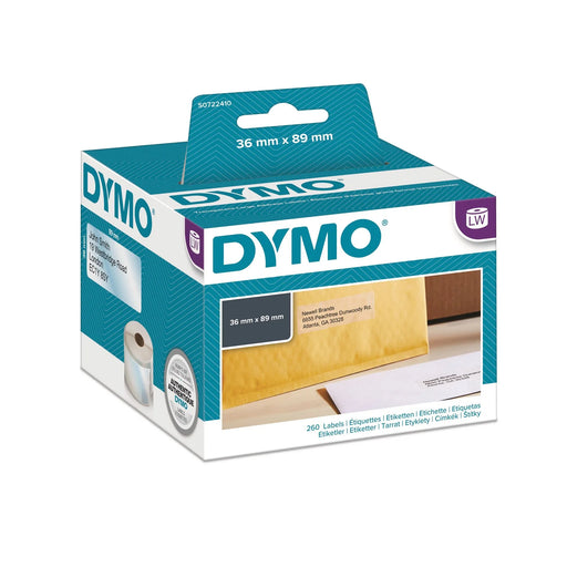 DYMO Genuine LabelWriter Large Address Labels 36mm x 89mm Clear Plastic; 260 lab - LX2001 - Homewares, Outdoor, Phone Accessories, Cases, Speakers, Headphones + More -