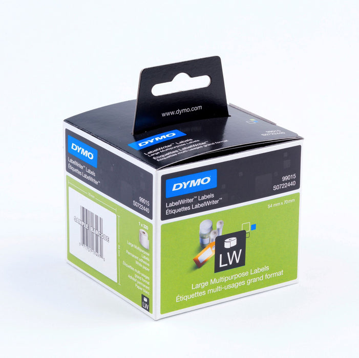 DYMO Genuine LabelWriter Multi- Purpose Labels, 54mm x 70mm Black on White, 320