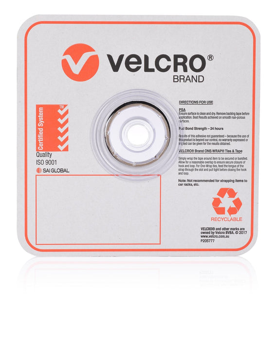 VELCRO One-Wrap 12.5mm Continuous 22.8m Roll. Custom Cut to Length. Self-engagin