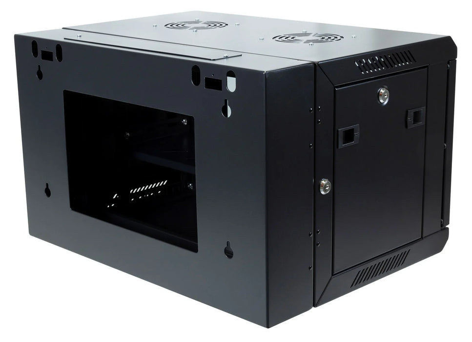 DYNAMIX 6RU Universal Swing Wall Mount Cabinet. Removable Back mount supplied wi - LX2001 - Homewares, Outdoor, Phone Accessories, Cases, Speakers, Headphones + More -