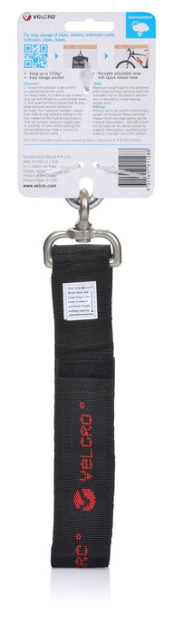 VELCRO Easy Hang 830mm Strap with Hook. Store and Hold up to 120Kgs. Simply find