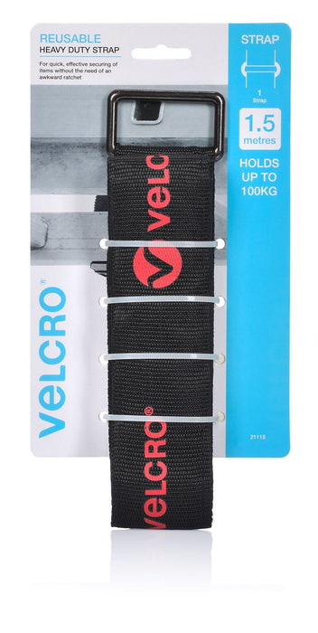 VELCRO Heavy Duty 1.5m x 50mm Tie Down Strap. Secure & Hold up to 100kgs. Safe a