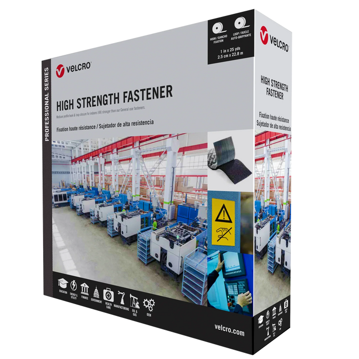 VELCRO High Strength Adhesive 25mm x 22.8m Hook & Loop Roll. Designed for Heavy - LX2001 - Homewares, Outdoor, Phone Accessories, Cases, Speakers, Headphones + More -