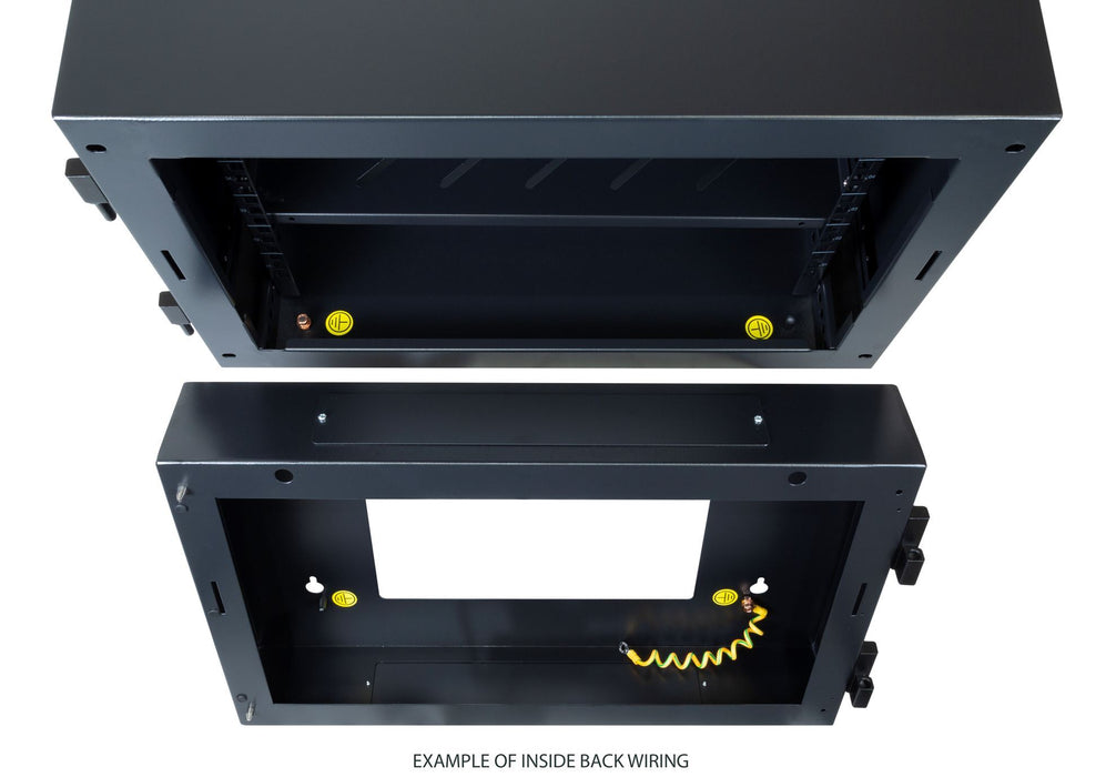 DYNAMIX 18RU 600mm Deep Universal Swing Wall Mount Cabinet. Removable Backmount