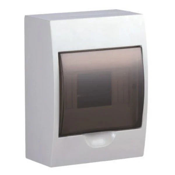 TRADESAVE Surface Mounted Distribution Board,6 pole, Made from fire re ...