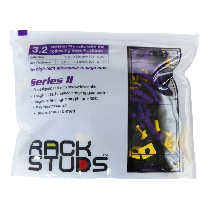 RACKSTUDS Series II 100-pack Purple Smart Rack Mounting System. Universal Replac - LX2001 - Homewares, Outdoor, Phone Accessories, Cases, Speakers, Headphones + More -