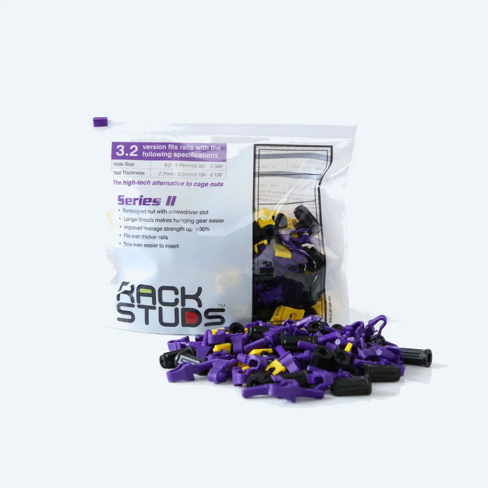 RACKSTUDS Series II 100-pack Purple Smart Rack Mounting System. Universal Replac - LX2001 - Homewares, Outdoor, Phone Accessories, Cases, Speakers, Headphones + More -