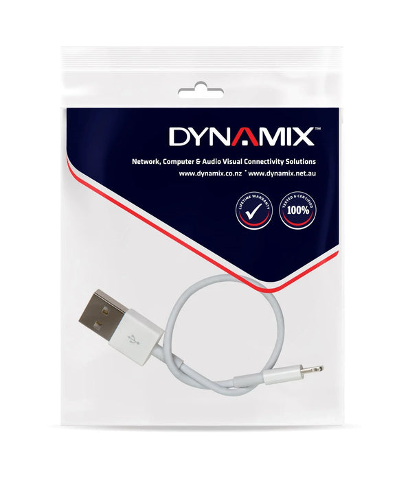 DYNAMIX 3m USB-A to Lightning Charge & Sync Cable. For Apple iPhone, iPad, iPad - LX2001 - Homewares, Outdoor, Phone Accessories, Cases, Speakers, Headphones + More -