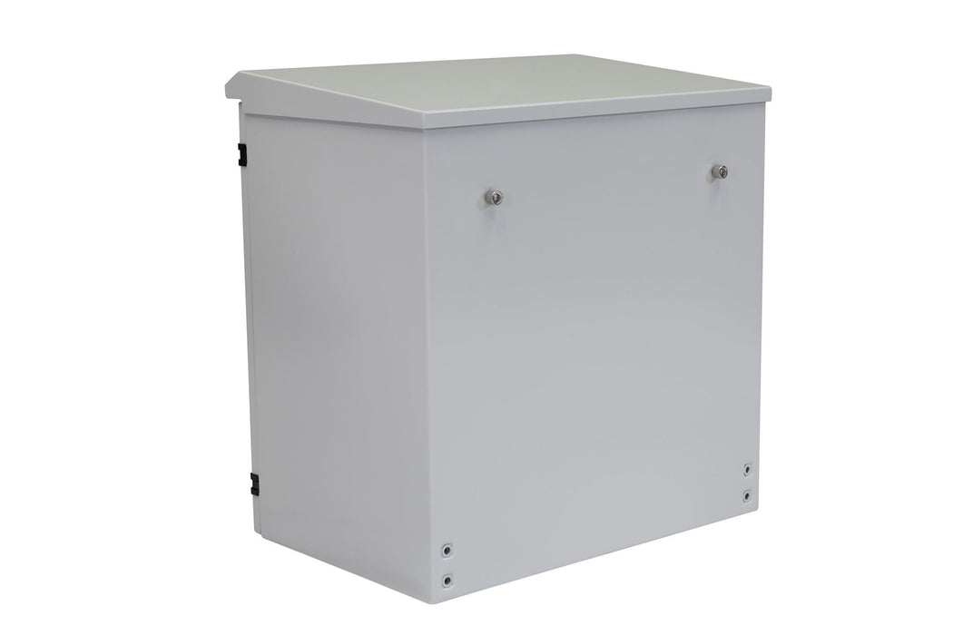 DYNAMIX 12RU Outdoor Wall Mount Cabinet 611x425x640mm (WxDxH). IP65 Rated with L