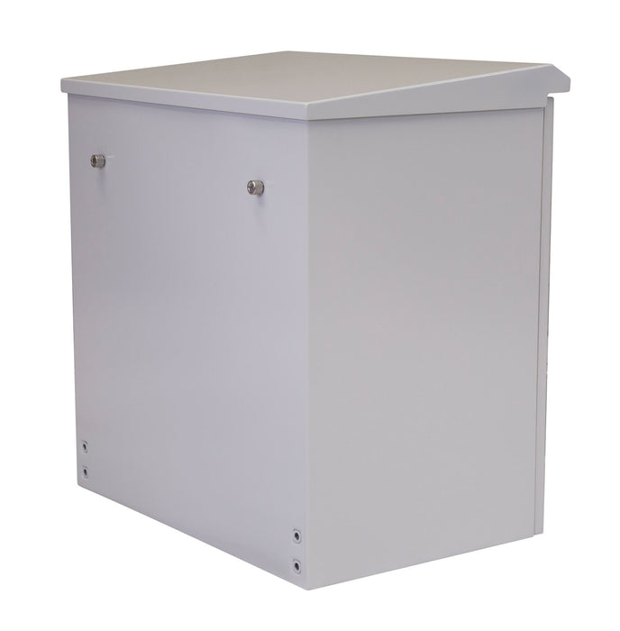DYNAMIX 12RU Outdoor Wall Mount Cabinet 611x625x640mm (WxDxH). IP65 Rated with L