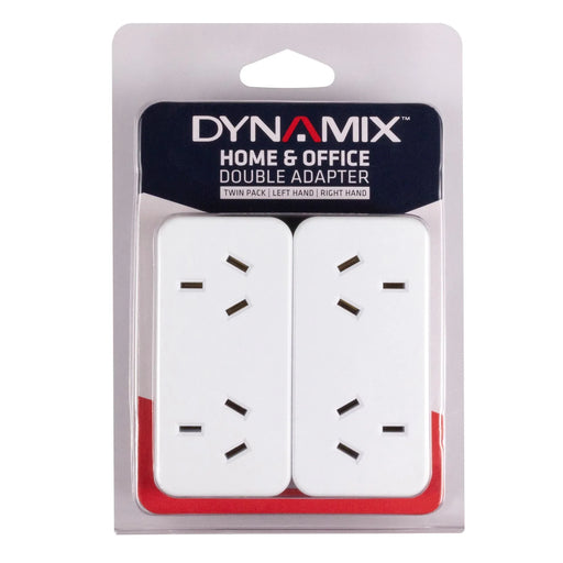 DYNAMIX horizontal Double Adaptor, A1L-Left Hand, A1R- Right Hand, twin pack - LX2001 - Homewares, Outdoor, Phone Accessories, Cases, Speakers, Headphones + More -