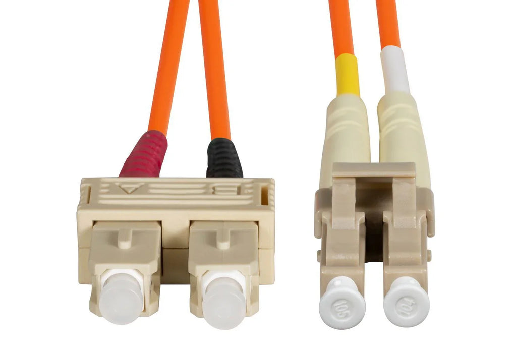 DYNAMIX 5M 62.5u LC/SC OM1 Fibre Lead (Duplex, Multimode) Orange LSZH Jacket - LX2001 - Homewares, Outdoor, Phone Accessories, Cases, Speakers, Headphones + More -