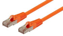 DYNAMIX 1m Cat6A S/FTP Orange Slimline Shielded 10G Patch Lead. 26AWG (Cat6 Augm - LX2001 - Homewares, Outdoor, Phone Accessories, Cases, Speakers, Headphones + More -