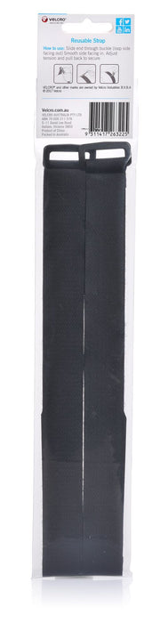 VELCRO Brand 25 x 900mm Adjustable 2 Pack Multi-Purpose Straps. Designed to Bund