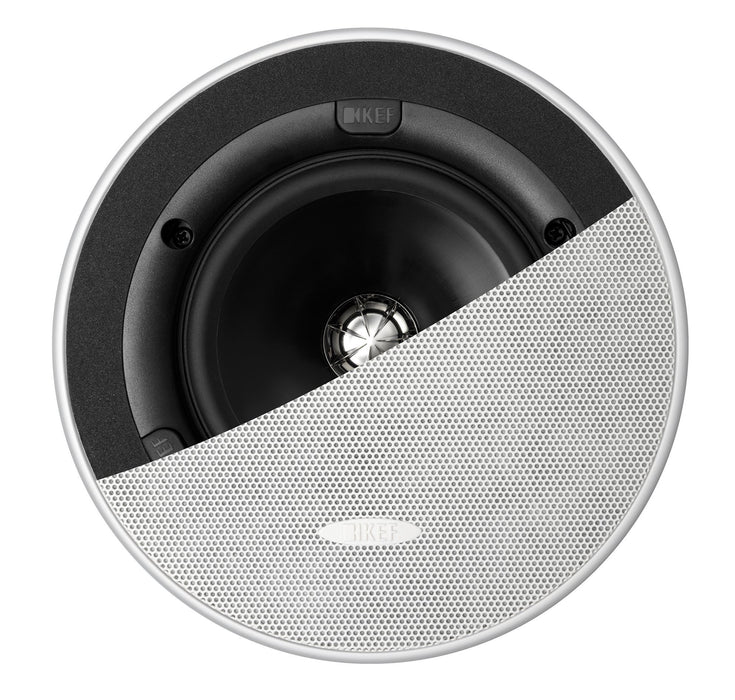 KEF Ultra Thin Bezel 5.25in Round In-Wall & Ceiling Speaker. UTB Ultra Thin Beze