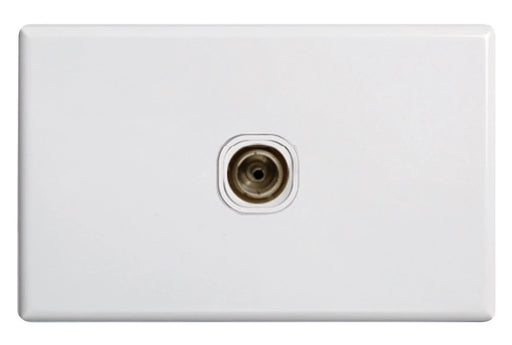 TRADESAVE Standard TV Outlet Coax Connection. Moulded in Flame Resistant Polycar - LX2001 - Homewares, Outdoor, Phone Accessories, Cases, Speakers, Headphones + More -